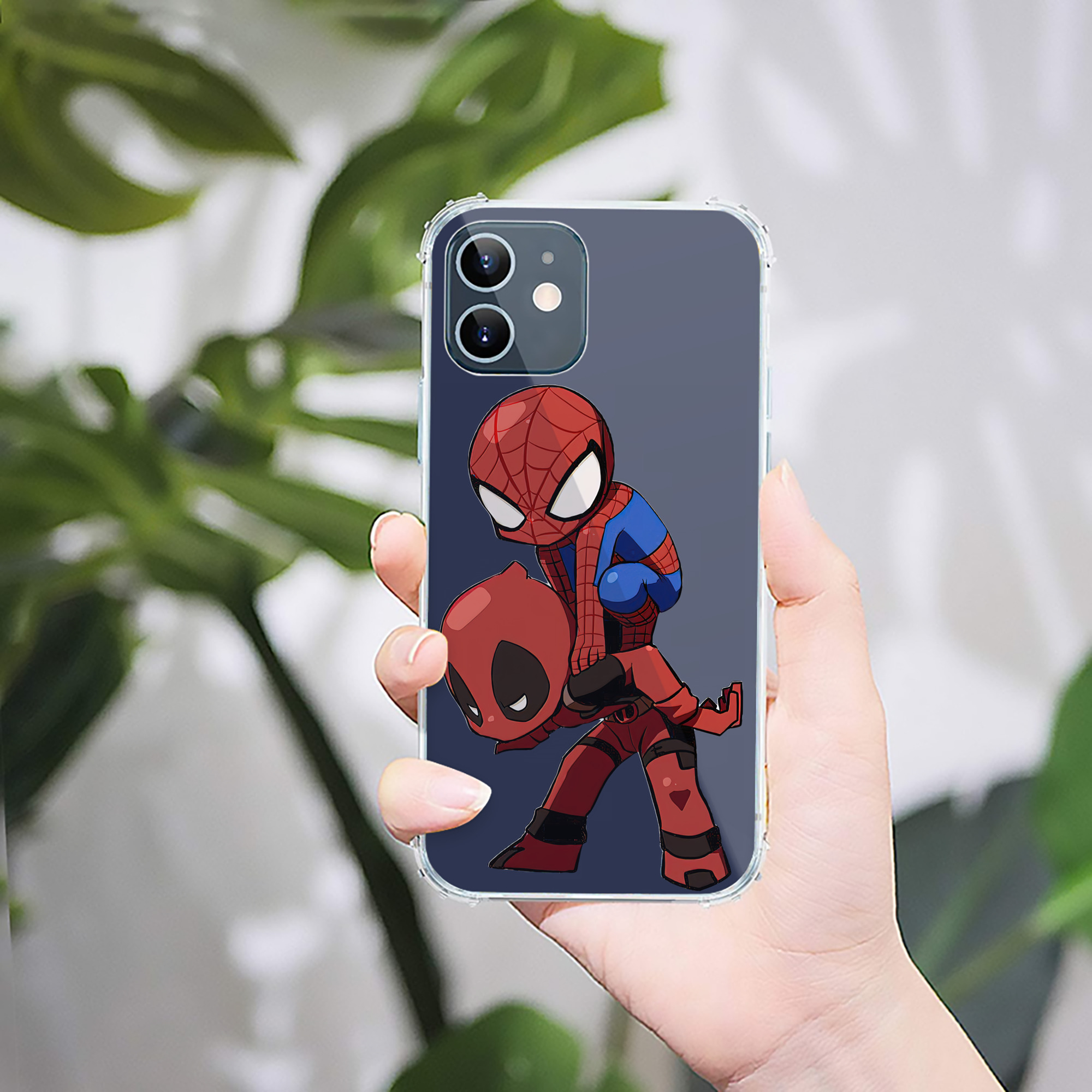 （画像用） Deadpool デッドプール 【iPhone 12シリーズ対応】透明スマホケース（クリアソフトケース）